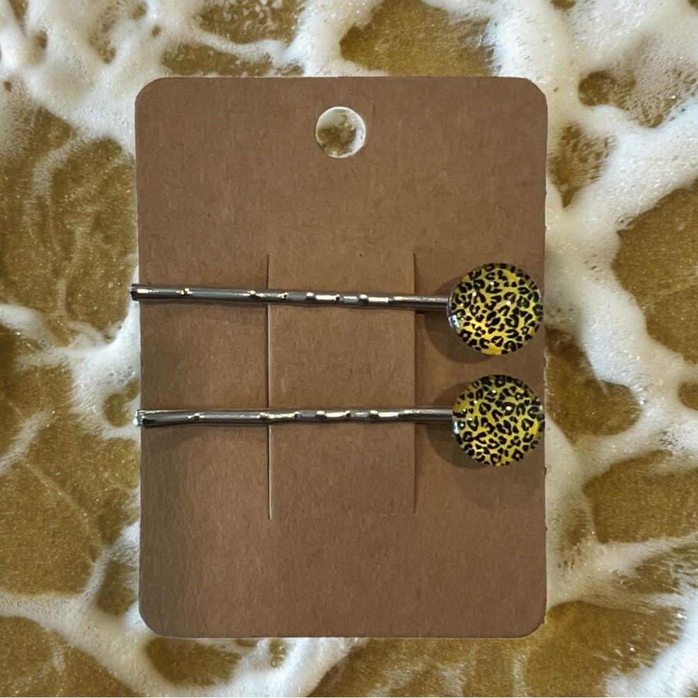 NEW Animal Print Design Bobby-pin Set